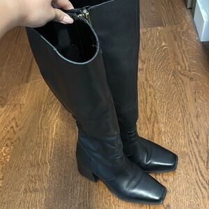 Vince camuto seshon heeled knee high boots